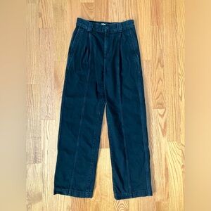 Madewell Perfect Vintage Wide-Leg Seamed Trouser Jean